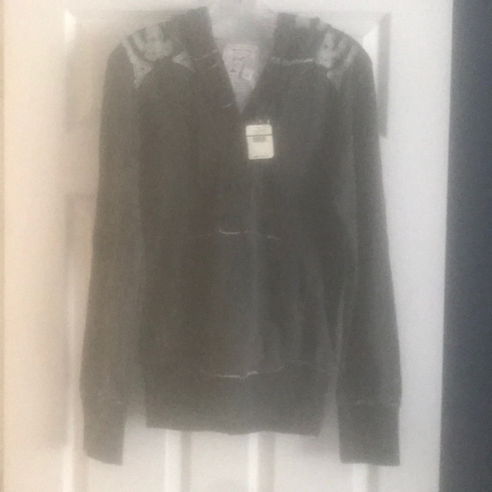 Hooded  free people light weight sweatshirt